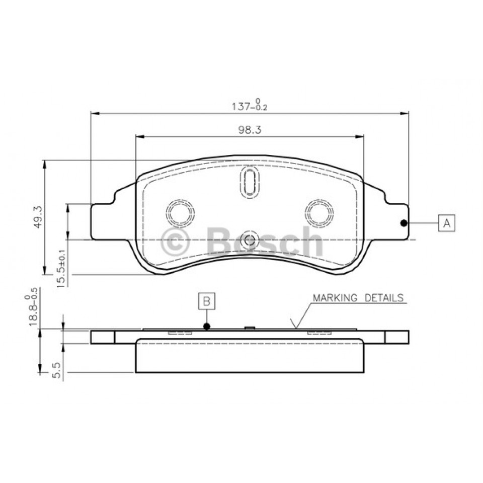 (0986TB2408-0986494027) ÖN BALATA P206-P207-P307-PARTNER-BERLINGO-ARKA DİSK BALATA DUCATO-BOXER 07=>